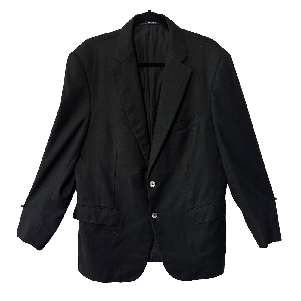 Pal Zileri‎ 54 men's Lora Piano Four Seasons  black suit blazer 100% wool